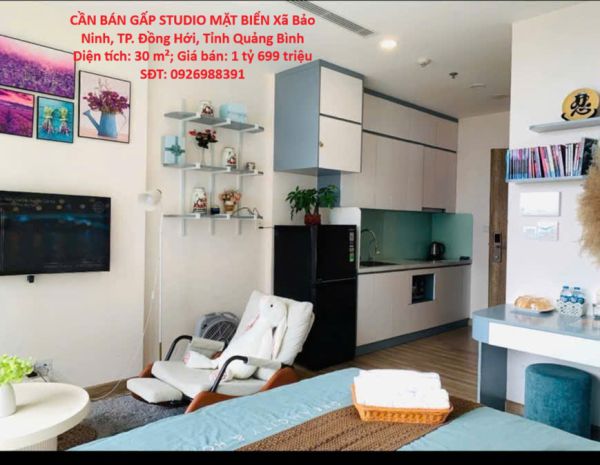 Đón đầu sóng du lịch  cần bán gấp studio mặt biển xã bảo 7647874