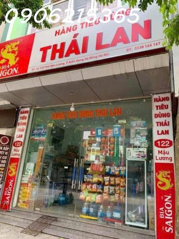 Cho thuê tầng 1  2 mặt đường mậu lương  hà đông  diện 7648119