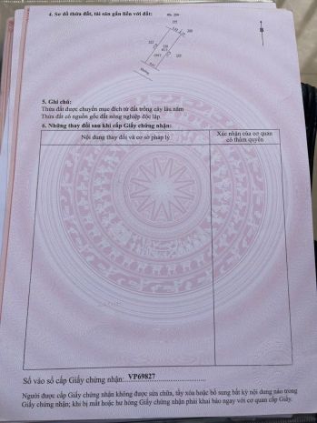Chính chủ cần bán lô đất có vị trí đẹp tại huyện giao thủy, 7648676