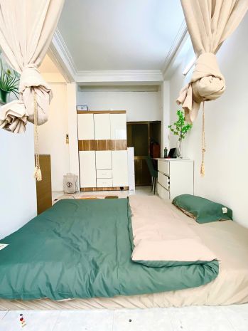 Studio lầu 1- full nt- 29m2- bancol lớn- free xe- cho nuôi 7648955
