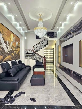 Nhà đẹp trần nguyên hãn full nội thất - ô tô tránh nhau - 7653645
