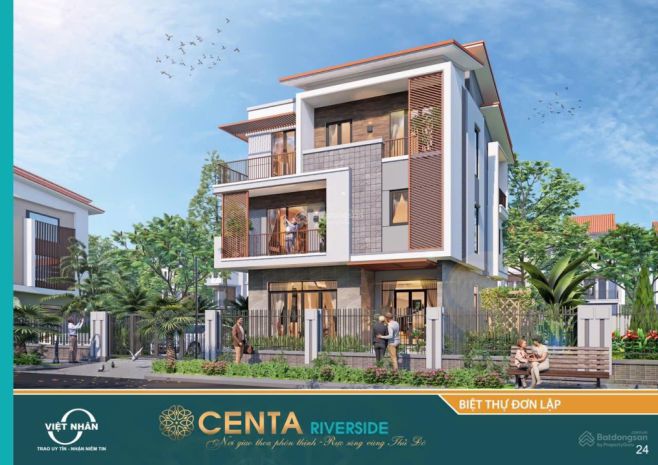 Góc chuyển nhượng: đơn lập góc 308m2 centa riverside - vố 7654002