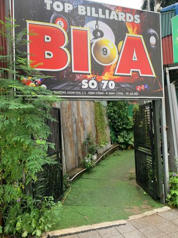 Sang nhượng clb bi-a , 8 bàn tại  định công, hoàng mai, hà 7654328