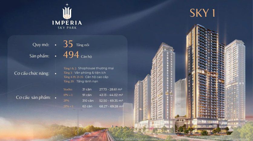 Cần bán căn góc 2pn duy nhất tòa sky 1 dự án imperia sky 7654332