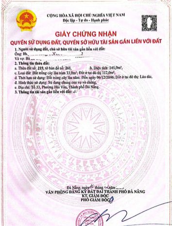Bán đất kiệt ô tô ngô xuân thu - dt 145m2 - p. hải vân, 7655529
