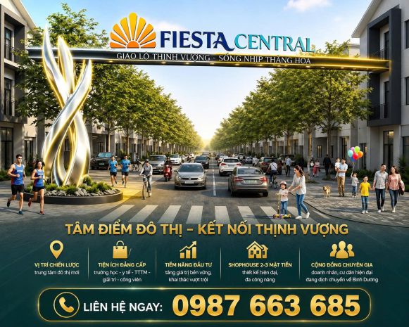 Hơn 4 tỷ  sở hữu shophouse fiesta central  ngay tp. hồ chí 7658472