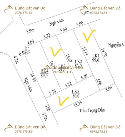 3 lô 99,6m và 83m và 80m đông sơn-chương mỹ-hà nội 7659295