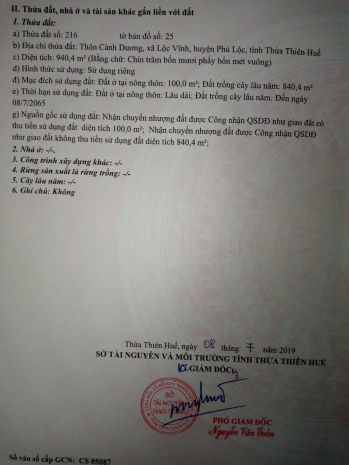 Đất ven biển  giá tốt  chính chủ cần bán đất tại xã lộc 7659566