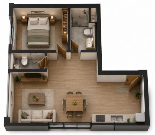 Chính thức 45.72m2 - giá 4.1 tỷ còn chiết khấu 15 - 1pn1wc 7667706