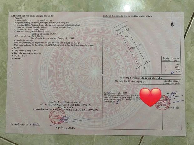 Đầu tư là sinh lời - đất chính chủ tại phường tam phước, tp 7672410