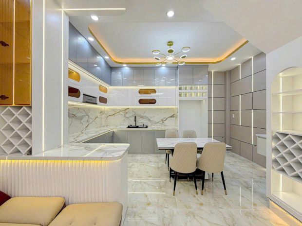 Nhà hẻm xe hơi gần vincom, xe hơi đậu trong nhà, 5x12m, hơn 7673263