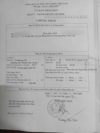 Hot bán nhanh đất mặt tiền đường 5k  cư xá ngân hàng, quận 7674469
