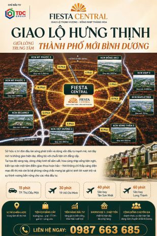 Fiesta central bình dương  giao lộ hưng thịnh  đón đầu tâm 7678670