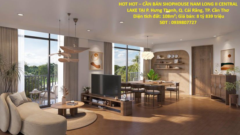 Hot hot  cần bán shophouse nam long ii central lake tại p. 7679013