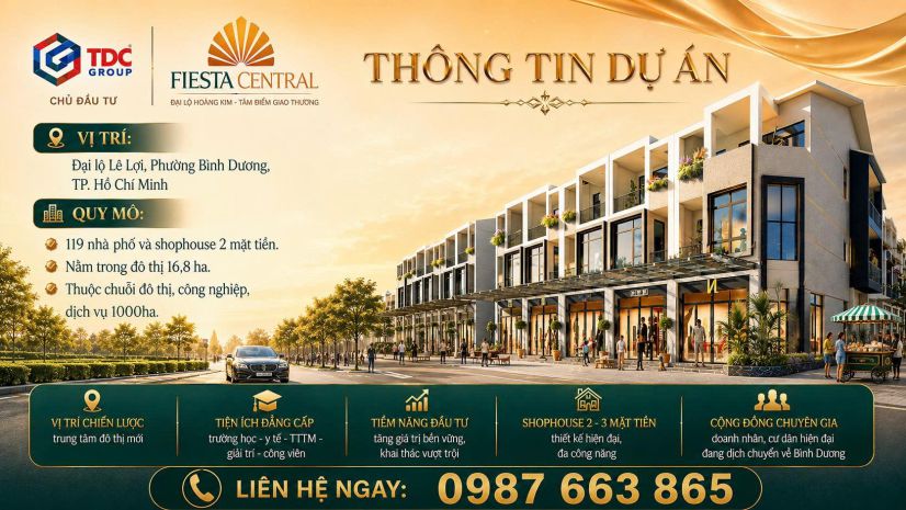 Fiestal central bình dương  toạ độ thu hút đầu tư phía đông 7681276