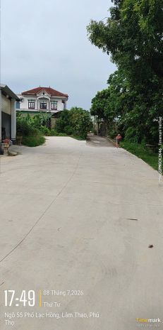 Bán 2 lô đất đẹp  lâm thao, phú thọ 7682027