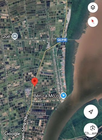 Cơ hội đầu tư  bán  đất mặt tiền nam sông hậu, xã trung 7682167