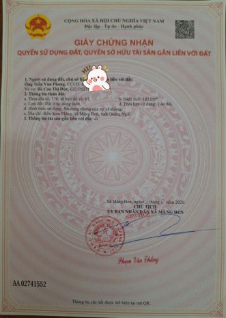 Bán đất đường huỳnh thúc kháng, măng đen, quảng ngãi  full 7682374