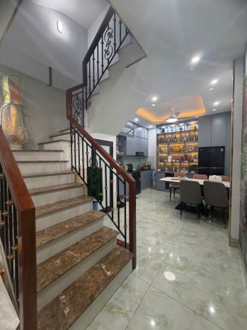 Nhà phúc lợi  36m² x 4 tầng  ngõ ô tô thông  full nội 7682396