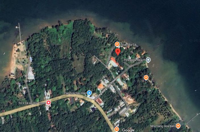 Bán lô đất đẹp gần biển bãi thơm-dương dông  1700m²  giá 7686126