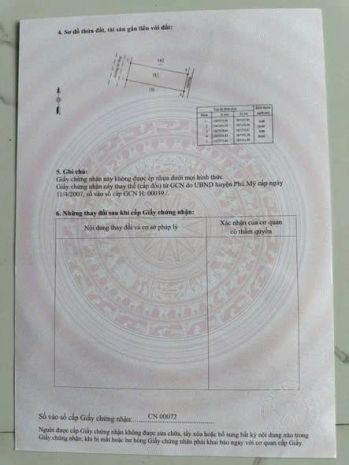 Chính chủ bán lô đất  bình trị, phù mỹ, gia lai 7688800