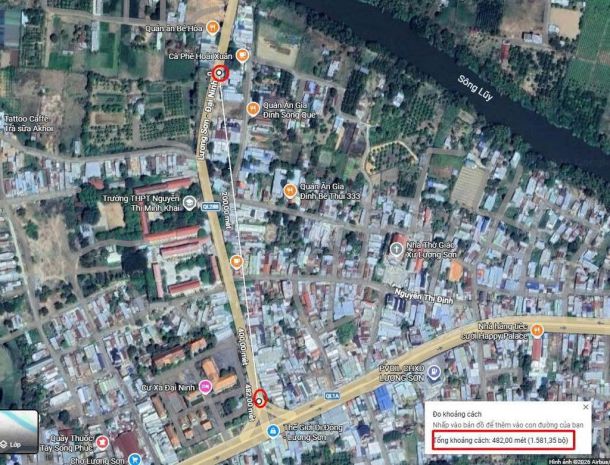 Đất chính chủ - giá tốt mặt tiền đường ql28b, thị trấn 7689270
