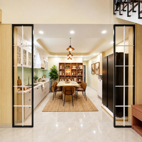 5 tỷ 3 bán nhà phố thiết kế đẹp  phạm hữu lầu, p. tân mỹ, 7690455