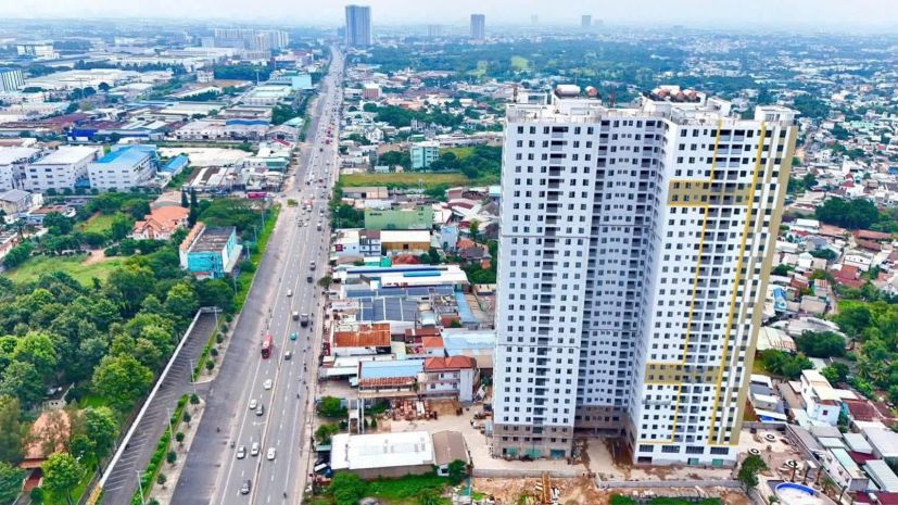 Cho thuê căn hộ 2pn  2wc  diamond boulevard  thuận an, 7691419