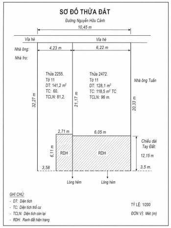 Bán mặt tiền 38 nguyễn hữu cảnh  đông hòa, tp.hcm 7691566