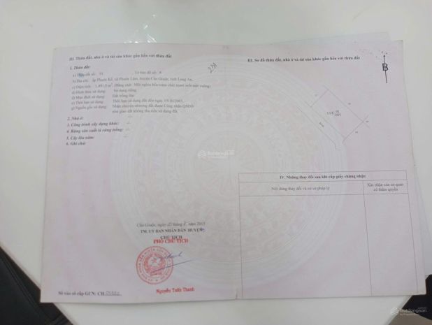 Chính chủ bán đất lô góc ngay ngã tư đường nhựa lê thị lục, 7691639