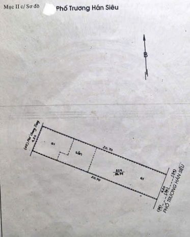Bán nhà mặt phố trương hán siêu, p.trần hưng đạo, hoàn 7691750