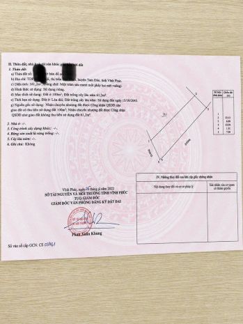 Bán lô góc 161,2m²  tdp đồng hội, đại đình, tam đảo 7693136