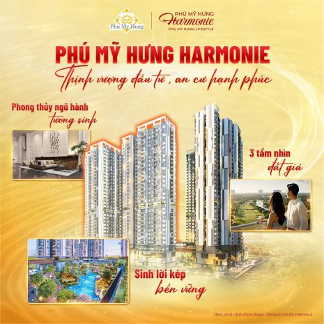 Harmonie phú mỹ hưng  căn hộ cao cấp, giá từ 3,4 tỷ, thanh 7693152