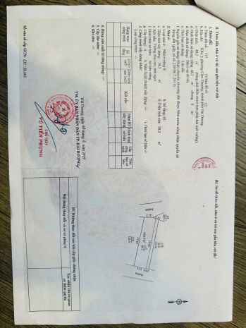 Bán lô góc ngõ hoàng diệu cẩm thượng 48m2 ô tô vào giá 1.x 7696049