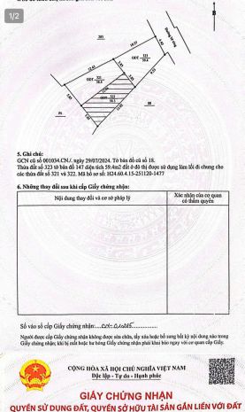 Bán đất tân hưng 58m2 dôi dư 30m2 nở hậu giảm sốc còn 1.55 7698719