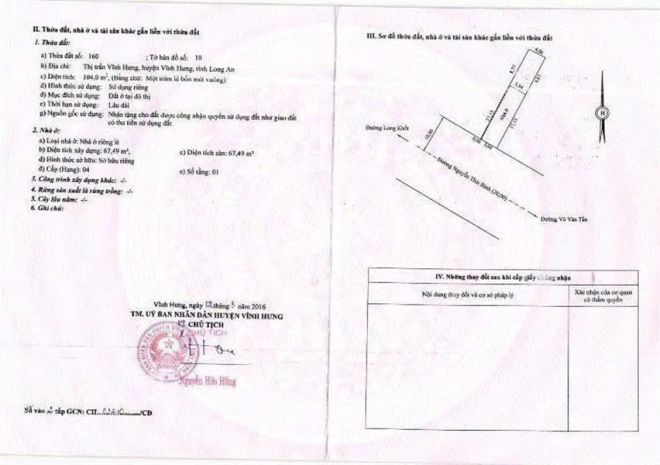 Chính chủ cần bán nhà mặt phố số 96, đường nguyễn thái 7699576