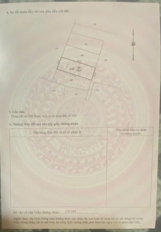 Bán lô đất nhơn hải, ninh hải, ninh thuận cũ nay thuộc xã 7700540