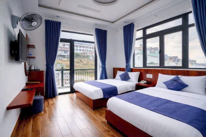 Cho thuê khách sạn 14 phòng ngủ view siêu đẹp hùng vương đà 7703045
