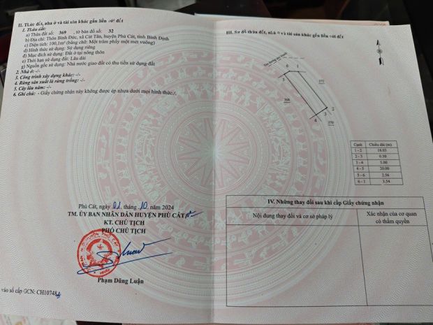 Đất đẹp chính chủ - lô góc 2 mặt tiền khu sân bay phù cát, 7703091
