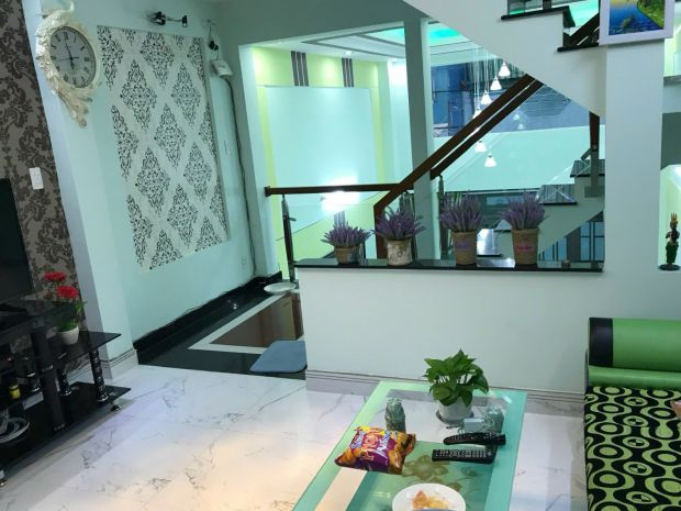 Chủ xoắn bán  nhà 4 tầng hẻm nhựa 6m quang trung, gò vấp 7704277