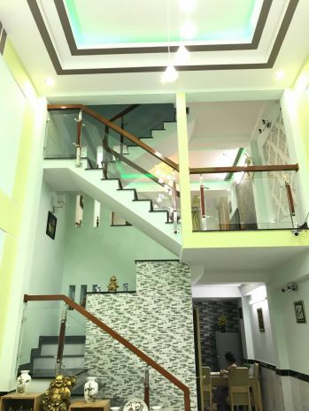 Chủ xoắn bán  nhà 4 tầng hẻm nhựa 6m quang trung, gò vấp 7704279