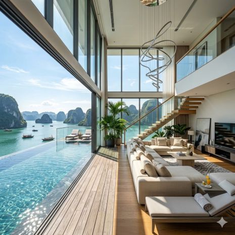 Tầm view độc bản: trực diện vịnh hạ long và hồ nhạc nước 7705847