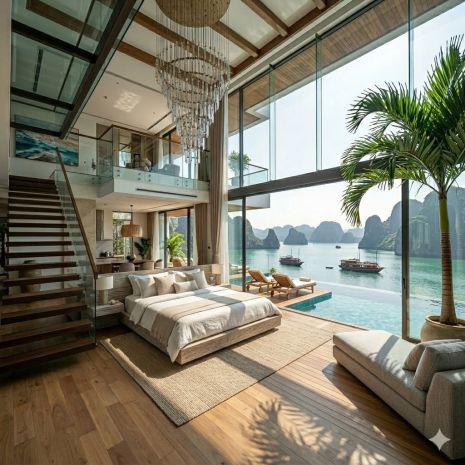 Tầm view độc bản: trực diện vịnh hạ long và hồ nhạc nước 7705848
