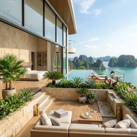 Căn hộ 5 sao view hồ nhạc nước  vịnh di sản! - căn góc 3pn 7705989