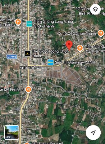 Bán nhà đất 144m² 624 gần trung tâm chơn thành  đang 7707619