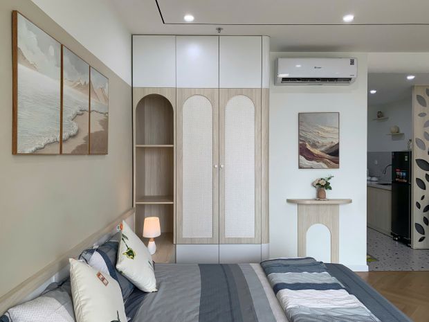 Chính chủ cho thuê căn hộ studio sun cosmo đà nẵng  full 7709900
