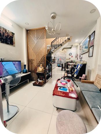 Gần emart phan huy ích  hẻm ô tô  64m²  3 tầng  4pn 7712185