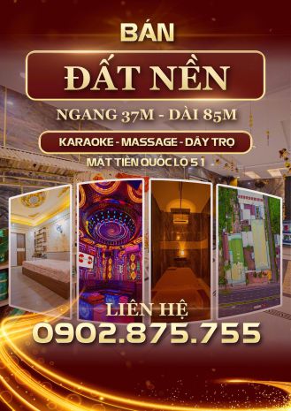 Bán đất nền gần 3.000m² mặt tiền ql51  tặng trọn 4 cơ sở 7714270