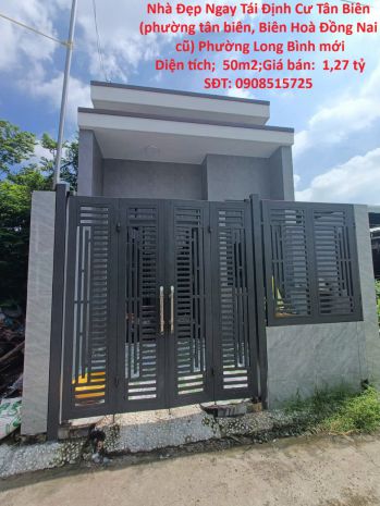 Nhà đẹp ngay tái định cư tân biên phường tân biên cũ 7714382
