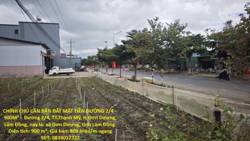 Chính chủ cần bán đất mặt tiền đường 24  900m²  đường 7714783